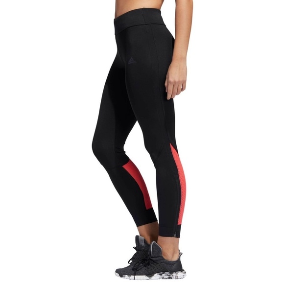 LAST ONE!! New Adidas Women's Own The Run Mesh Leggings - Picture 1 of 14